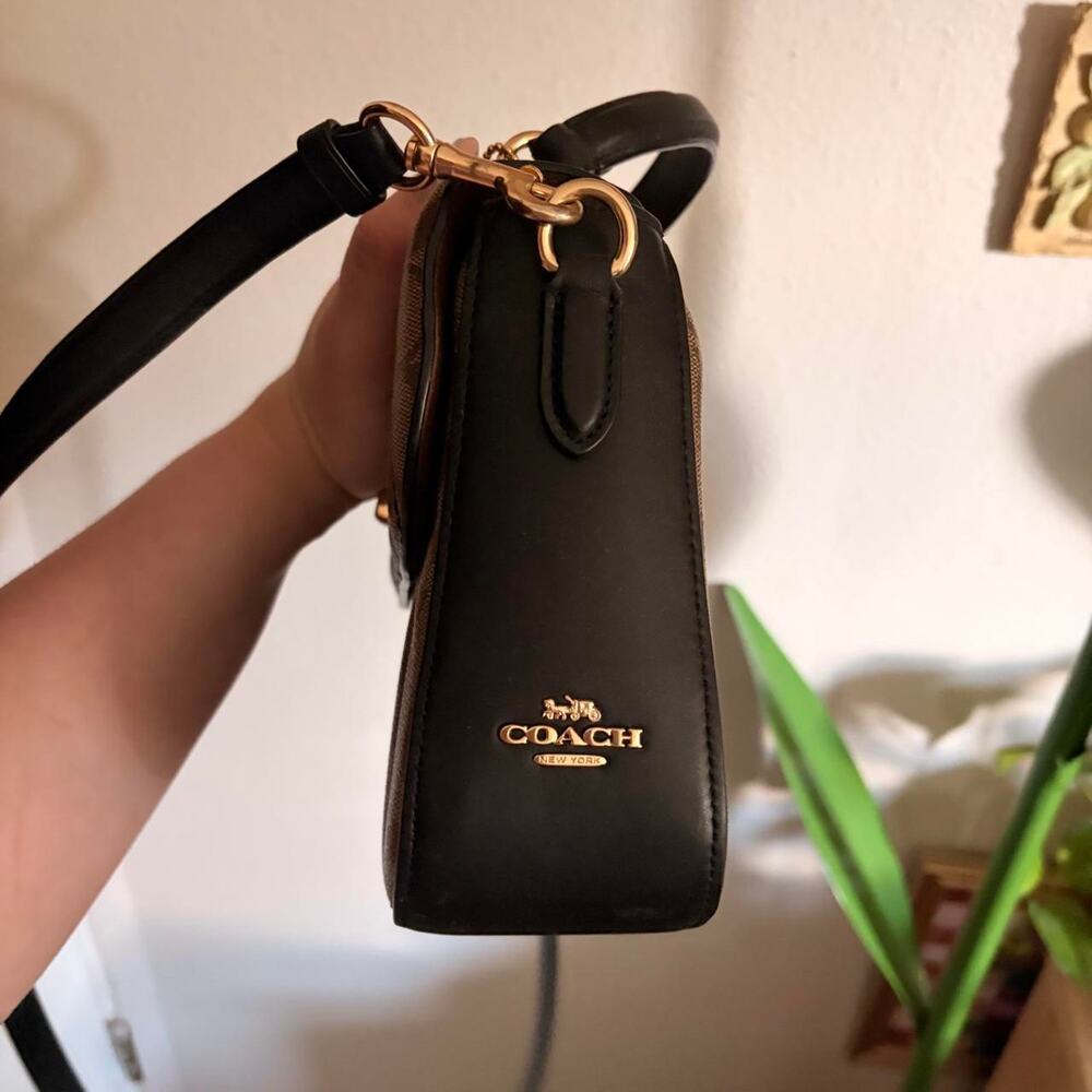Coach marlie top handle brown - Picture 5 of 8